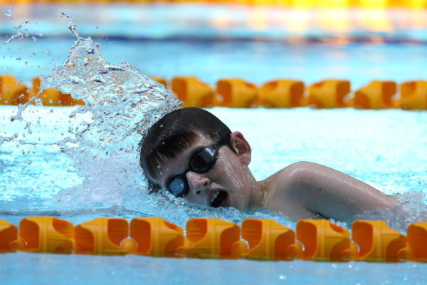 back to front swimming