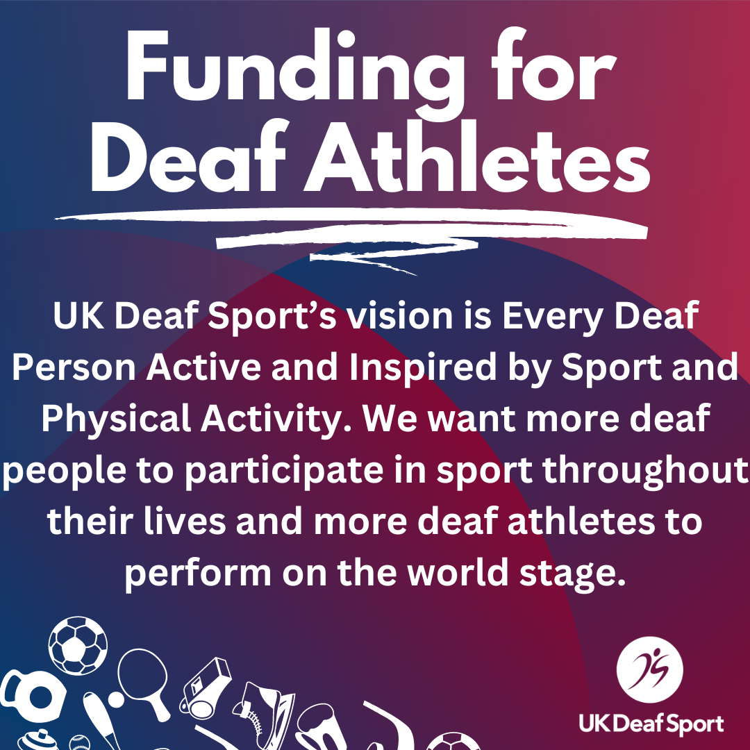 Funding for Deaf Athletes - UK Deaf Sport